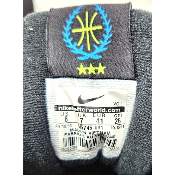 Nike Black 525745-001 Air Visi Pro 3 Men's size 8 - Picture 4 of 8